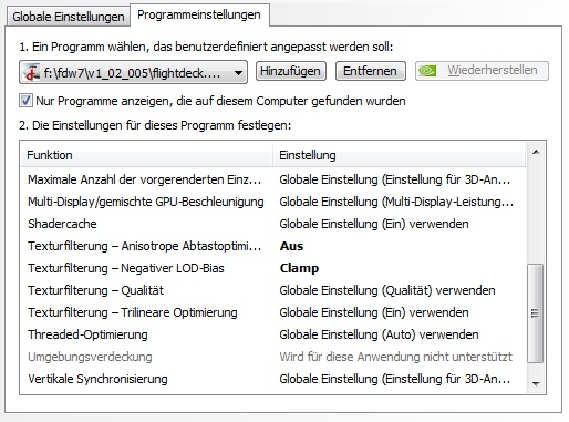 nVidia Settings FD 1