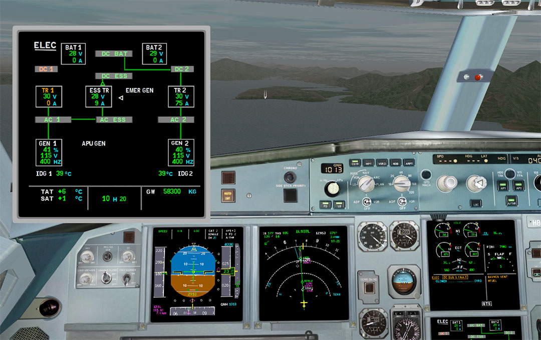 Airbus ELEC DC BUS 1 FAULT